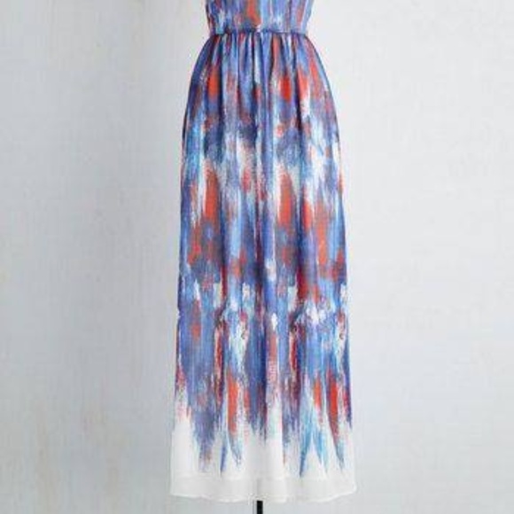 Modcloth Brushstroke to Conclusions Maxi Dress - Picture 2 of 5